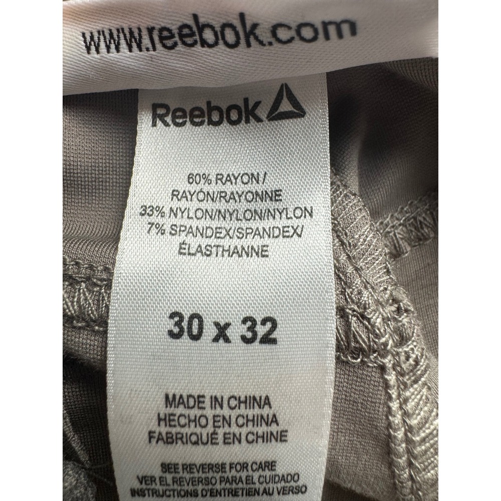 Reebok Mens 6 Pocket Pant Driftwood Brown Regular Fit 30x32 NWT - Picture 6 of 16